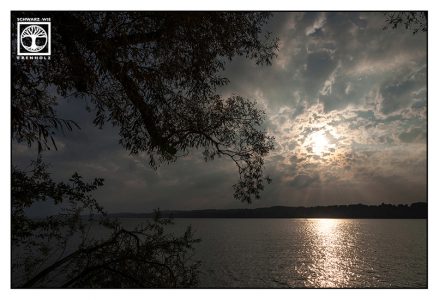 sunset lake, light darkness, lake starnberg, starnberg