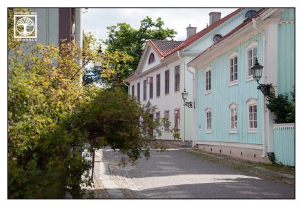 Örebro, Schweden, traditionelles schwedisches Haus, villa