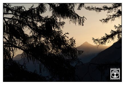 mountain sunset, mountains, bavaria, germany