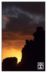 Sonnenuntergang, La Palma, Fuencaliente, Vulkan, Vulkanlandschaft