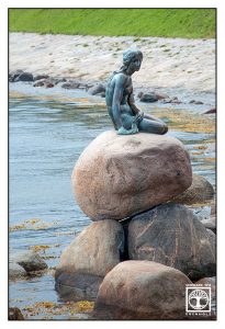 mermaid statue, Copenhagen, Denmark, København
