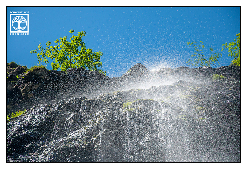 Höllentalklamm, Wasserfall, Wasserfall Berge