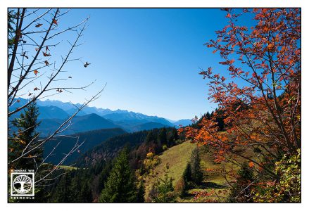 berge herbst, Brauneck, Herbstlaub, alpen herbst