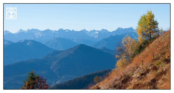 mountains autumn, brauneck, alps, bavaria, Germany