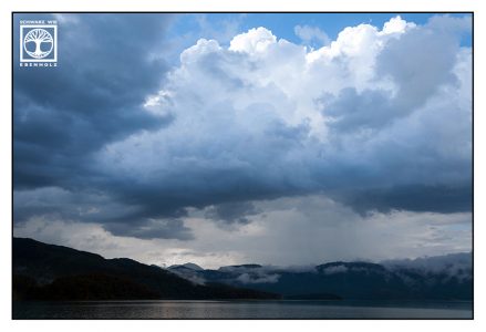 Walchensee, Walchensee regen, Bergsee, blau, Regen