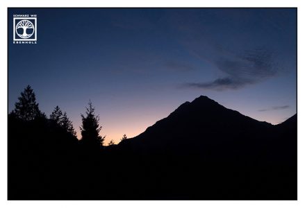 mountain sunset, mountains, bavaria, germany, mountains night