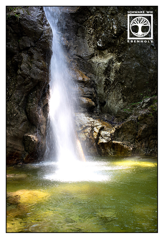 Kochel, Lainbachfälle, Wasserfall