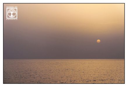 Sonnenuntergang meer, La Palma