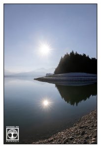 Forggensee, Lake Forggensee, reflections lake, reflection water, Lake Forggensee winter, Forggensee Winter