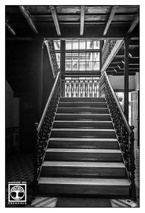 black and white staircase, black and white stairs, santa cruz de la palma, la palma