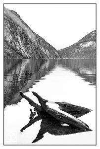 black and white lake, lake reflections, Königssee, bavaria lake, Germany, vanishing point photography, perspective photography