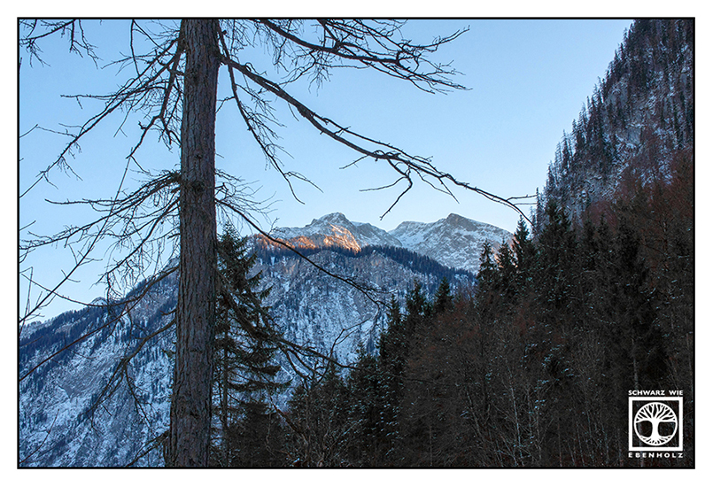 Berge Winter, Alpen Winter, Königssee