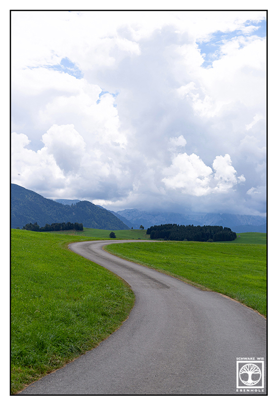 rural countryside, rural photography, rural landscape, country road, field, fields, countryside, Bavaria, mountains